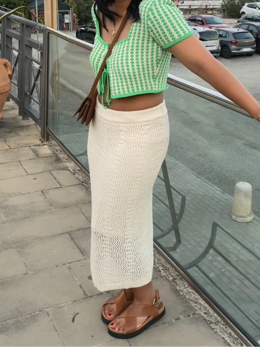 Cream Crochet Midi Skirt — Effortless Summer Knit
